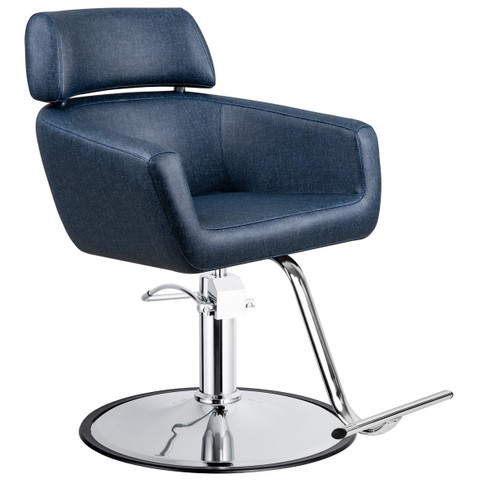 Azure Styling Chair in Blue Denim
