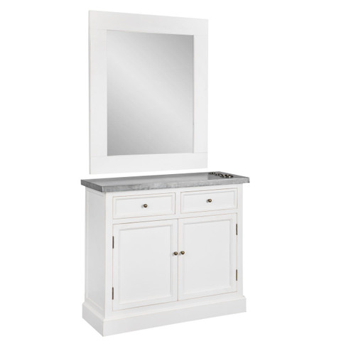 Beechhurst Styling Station in Distressed White
