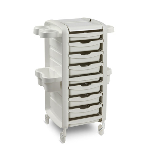 Ecofriendly Elogy Mobile Stylist Color Cart in Natural - Made in Italy