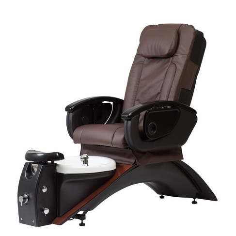 Continuum Vantage Pedicure Chair - Chocolate Chair Top, Select Cherry Base