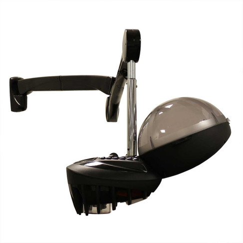 Vapore Wall-Mounted Electronic Hair Steamer in Black - Made in Italy